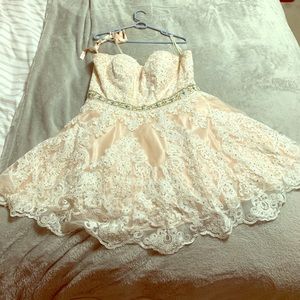 Wore for my bridal shower don’t need it anymore.